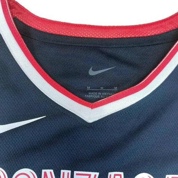 Nike Gonzaga Bulldogs Team Basketball Jersey #1 Youth Boys Size M Navy Blue - Picture 3 of 8